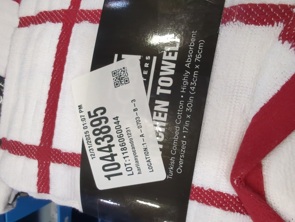 All-Clad Checked Kitchen Towel: Highly Absorbent, Super Soft Long Lasting - 100% Cotton, 17x30 Tea Towel for Cleaning & Drying Dishes, Pans, Glassware, or Countertops, (2-Pack), Chili