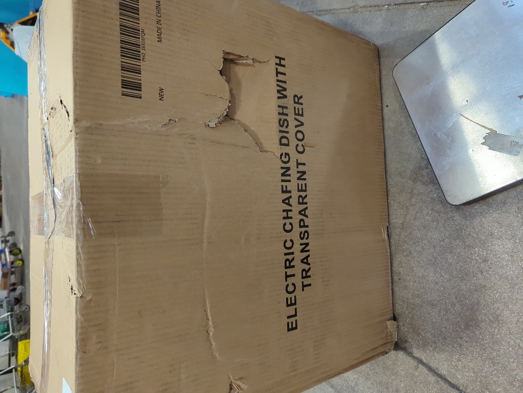 Electric Chafing Dish, 3 x 3QT Size Electric Chafing Dish Buffet Set with Rotary Knob Adjustable Temp, 700W Electric Buffet Servers and Warmers with Roll Top for Catering