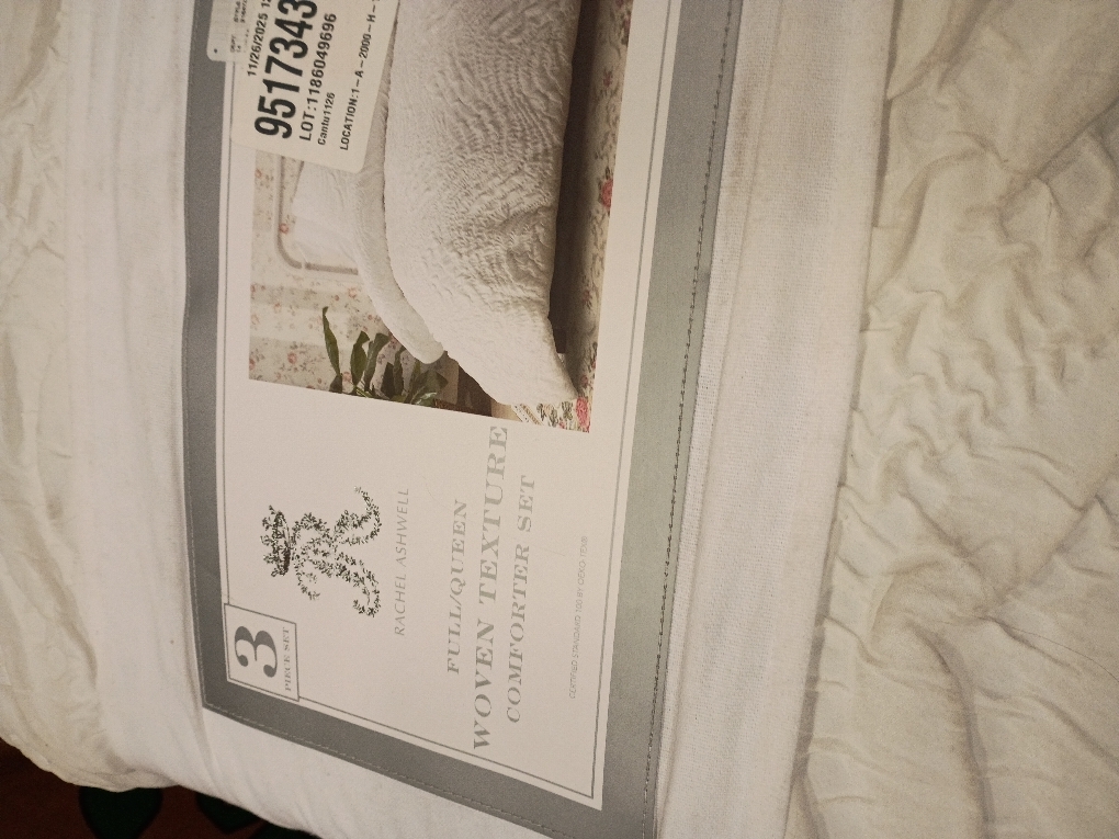 Comforter Bohemian Tufted Cotton Chenille, Medallion Shabby Chic All Season Down Alternative Bed Set Size Queen