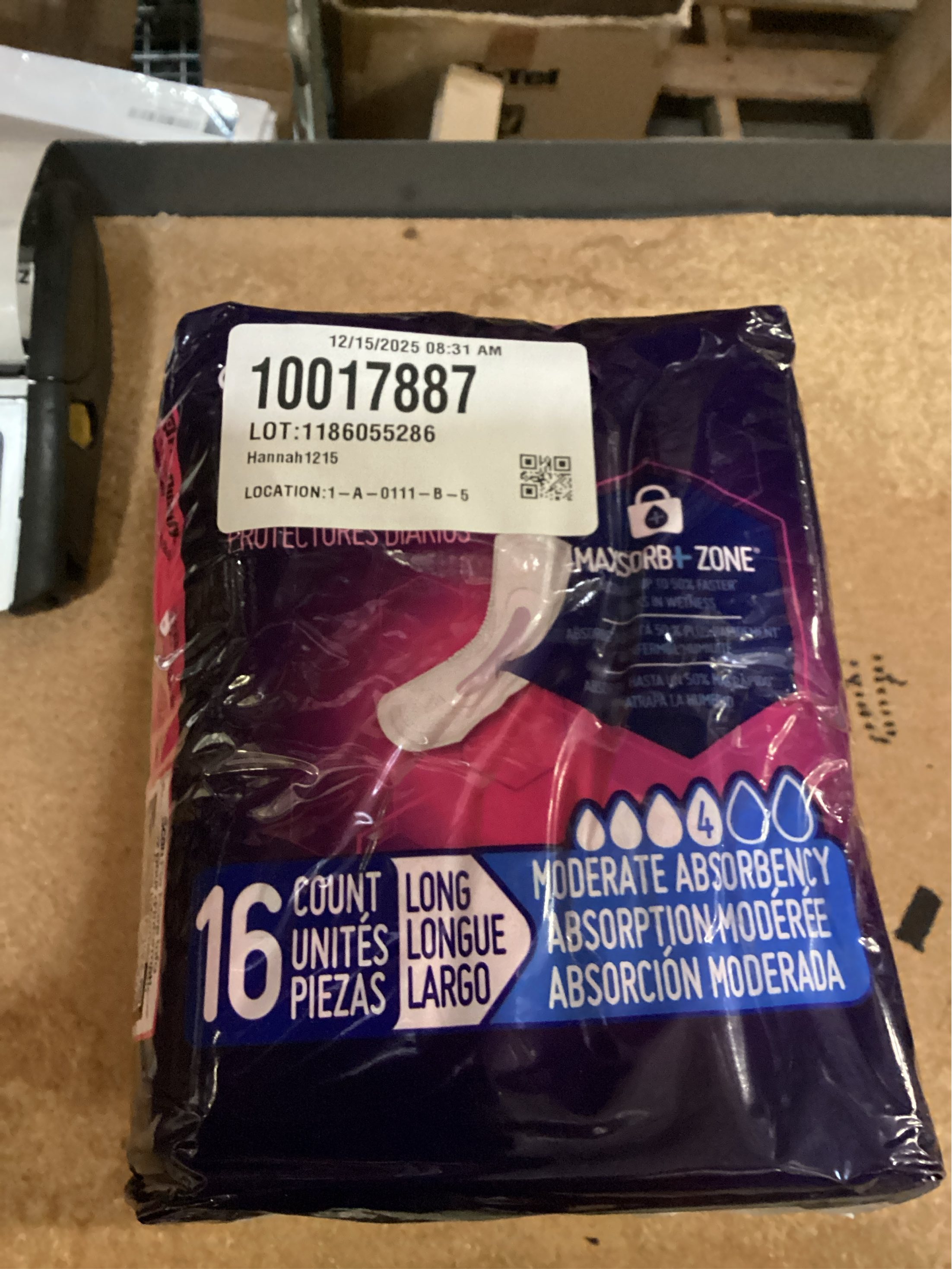 Prevail Bladder Control Pad – Moderate Long two pack of 16