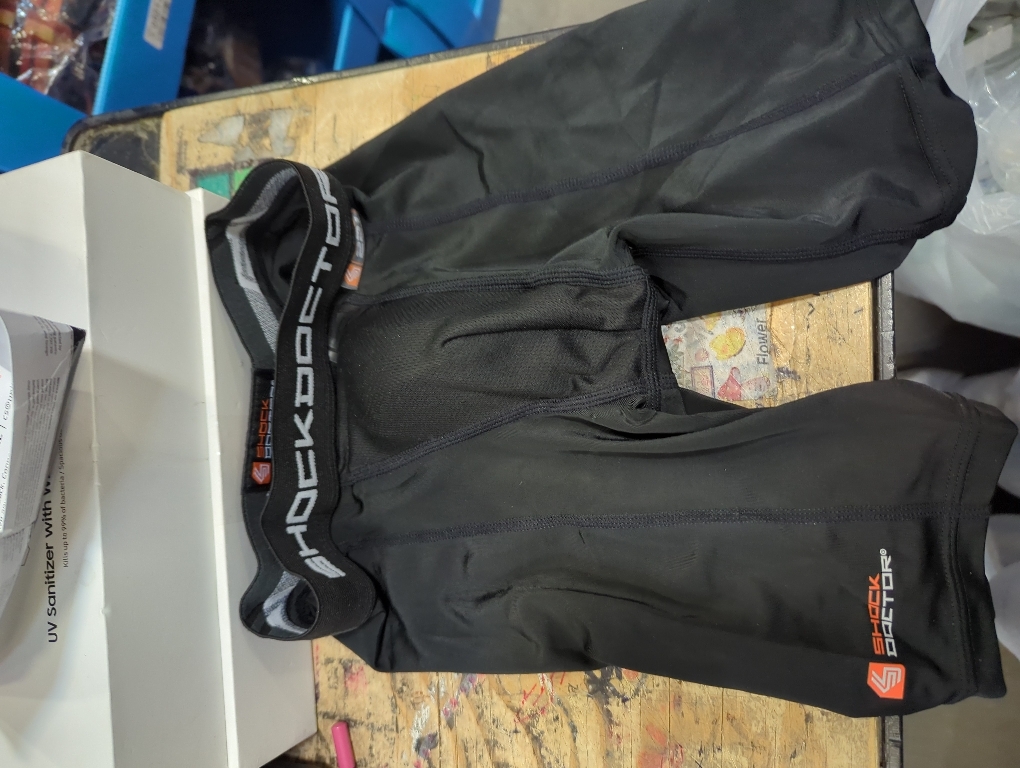 Shock Doctor Compression Shorts with Cup Pocket. Athletic Supporter Underwear with Pocket (Cup NOT Included) Youth & Adult