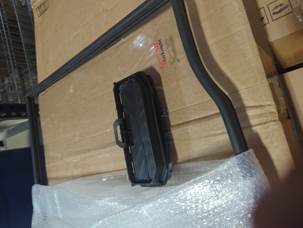 SuperATV Scratch Resistant Flip-Vent Windshield for Can Am Defender HD5 HD8 HD10 MAX - Hard Coated Durability Easy Install