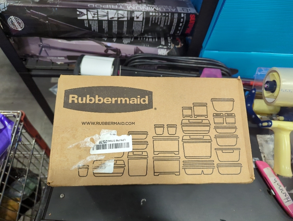 Rubbermaid Brilliance BPA-Free Airtight Food Storage Containers, 14-Piece Set, Easy for Meal Prep, Lunch & Leftovers