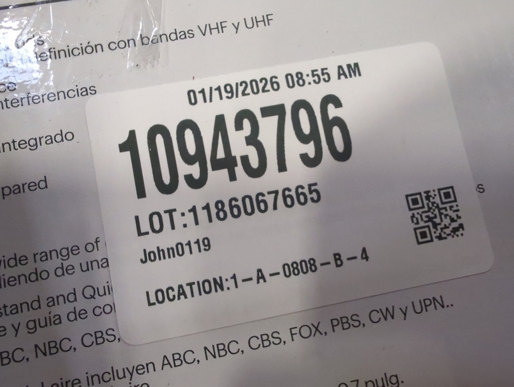 Best Buy Essentials  - Multidirectional Indoor HDTV Antenna - 30 Mile Range - Off-white