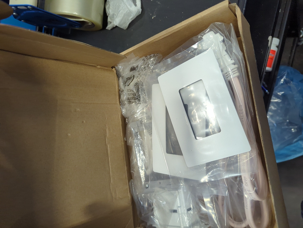 radiant In-Wall Power and Outlet Relocation Kit, White