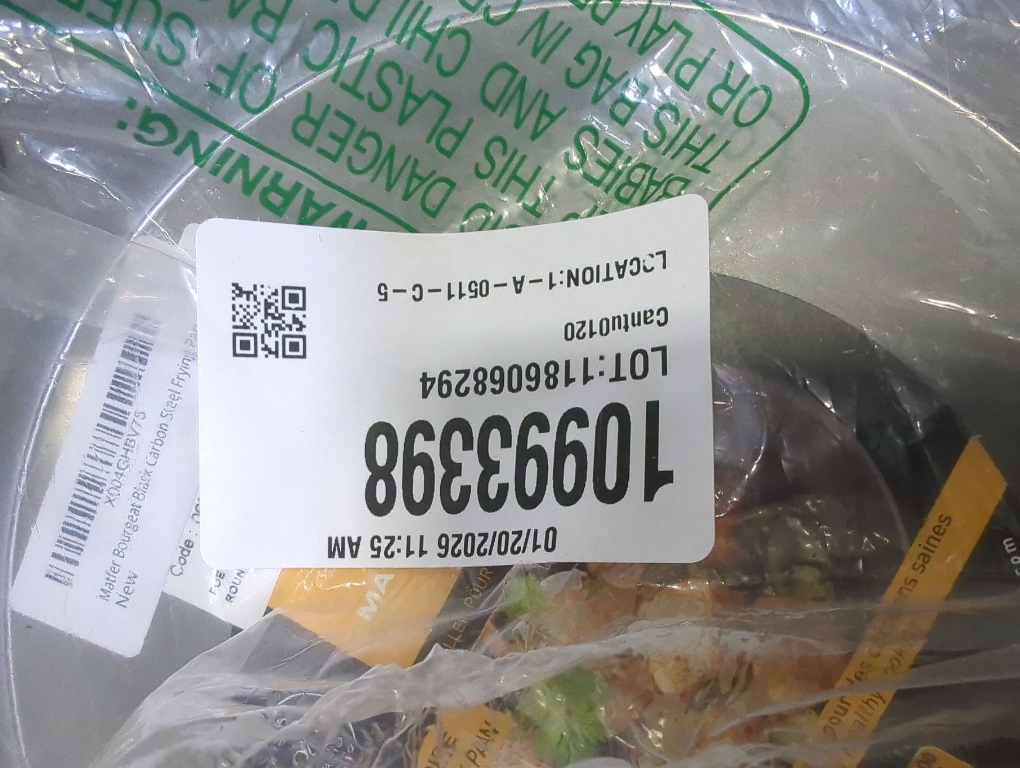 Matfer Bourgeat Black Carbon Steel Frying Pan, 10