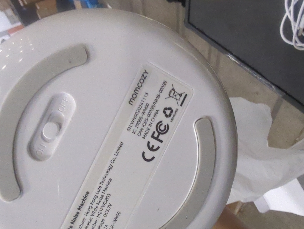 Momcozy White Noise Machine - White