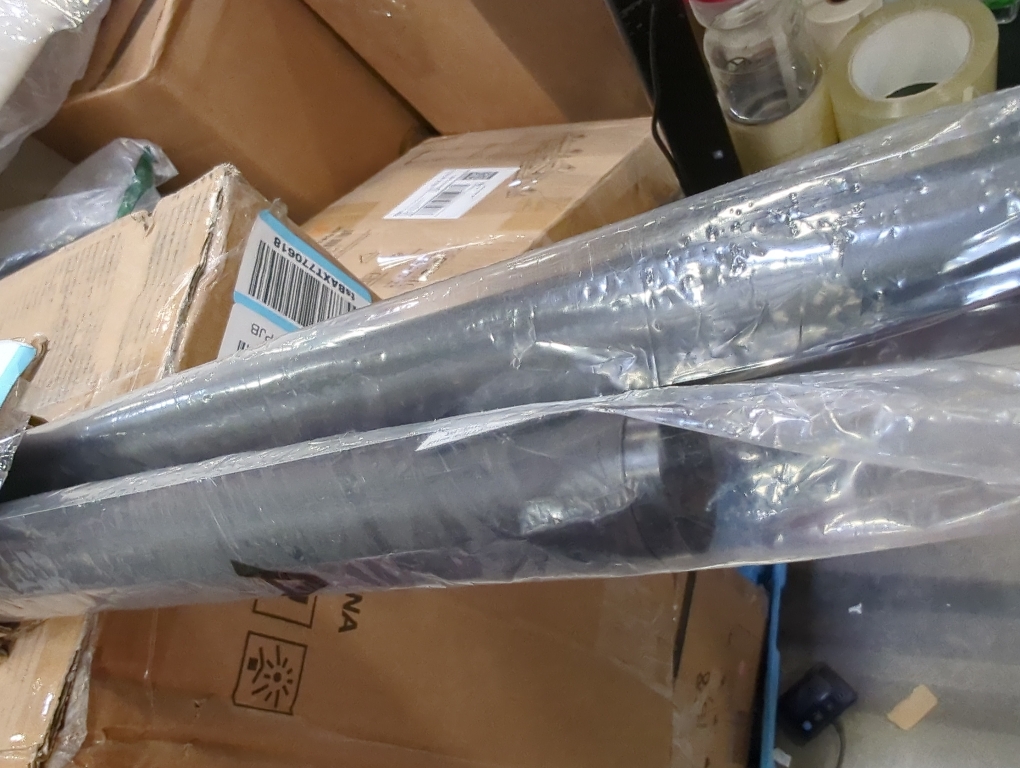 Tension Curtain Rod by EZFurni,42-123 Inches,Heavy Duty Tension Rods for Windows,No Drilling Adjustable Curtain Rod for Patio,Hold Up Blackout Curtains and Non Slip,Black