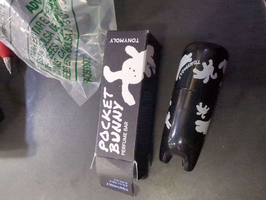 TONYMOLY Pocket Bunny Bar Women Perfume Stick, Fragrance Solid Stick Perfume for Women, Citrus, Bergamont, Rose Scented, Travel Size