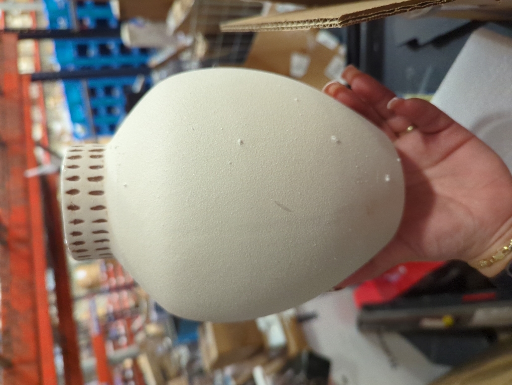 Sullivans Textured 8 Tall Round Vase, Modern Home Decor, White Flower Vase, Vases for Real or Fake Flowers, Living Room, Bedroom, and Office Decor, Decorative Ceramic Vases for Room Decor, (CM3124)