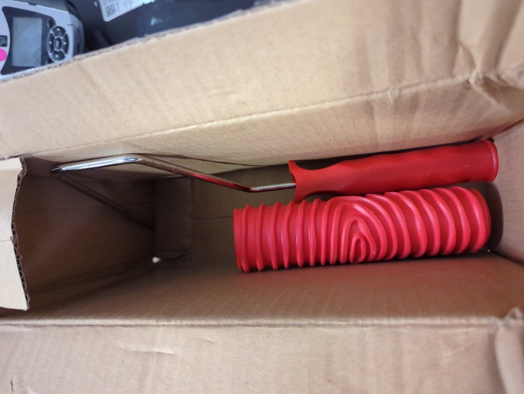 Wood Graining Tool Set, 6pcs 7 Fake Wood Grain Roller Painting Tool with Handle DIY Rubber Graining Tool Paint Look Like Wood for Wall Room Art Paint Decoration