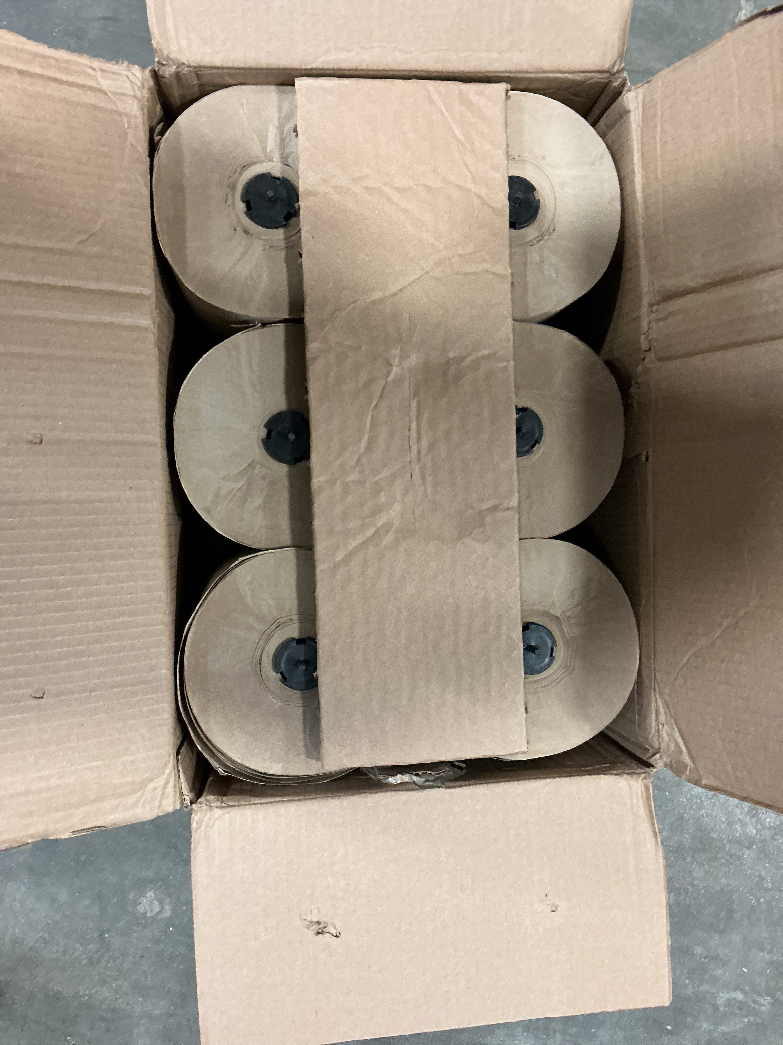 Tork 290088 Universal Single-Ply Hand Roll Towel, Natural, Pack of 6