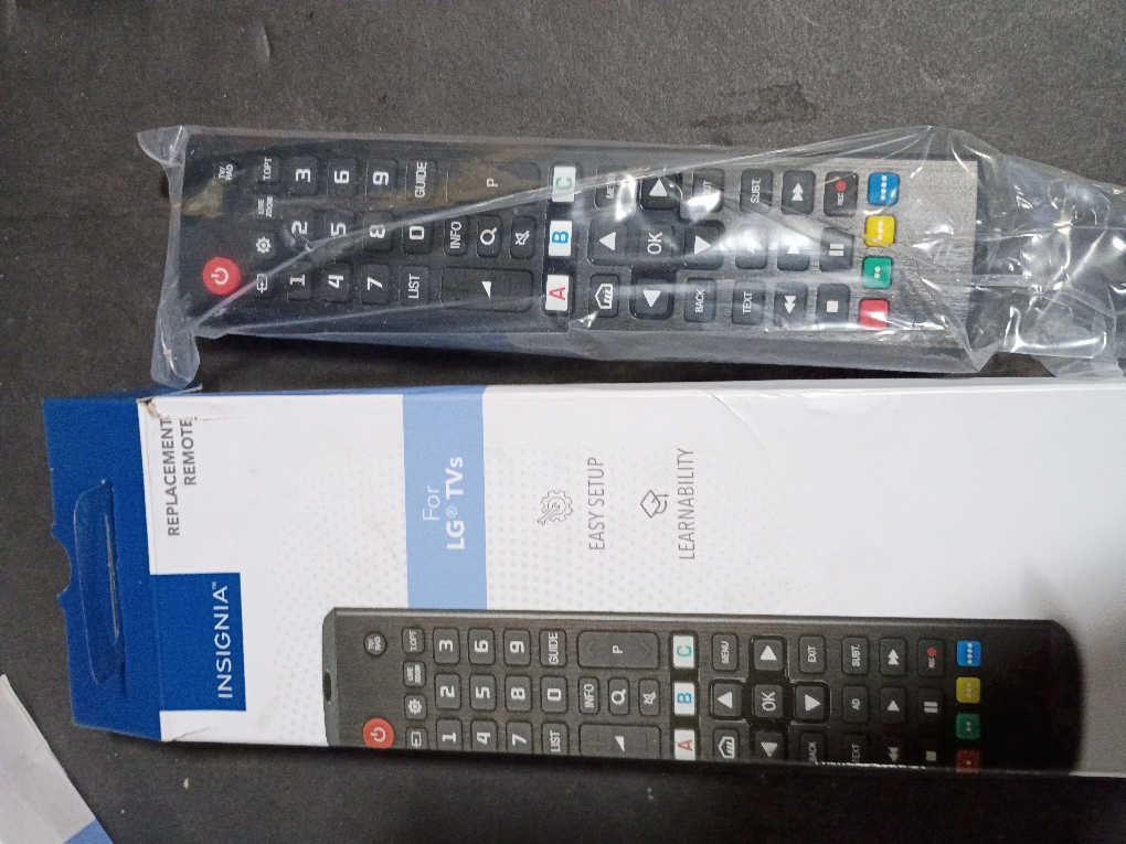 Insignia™ - Replacement Remote for LG TVs - Black