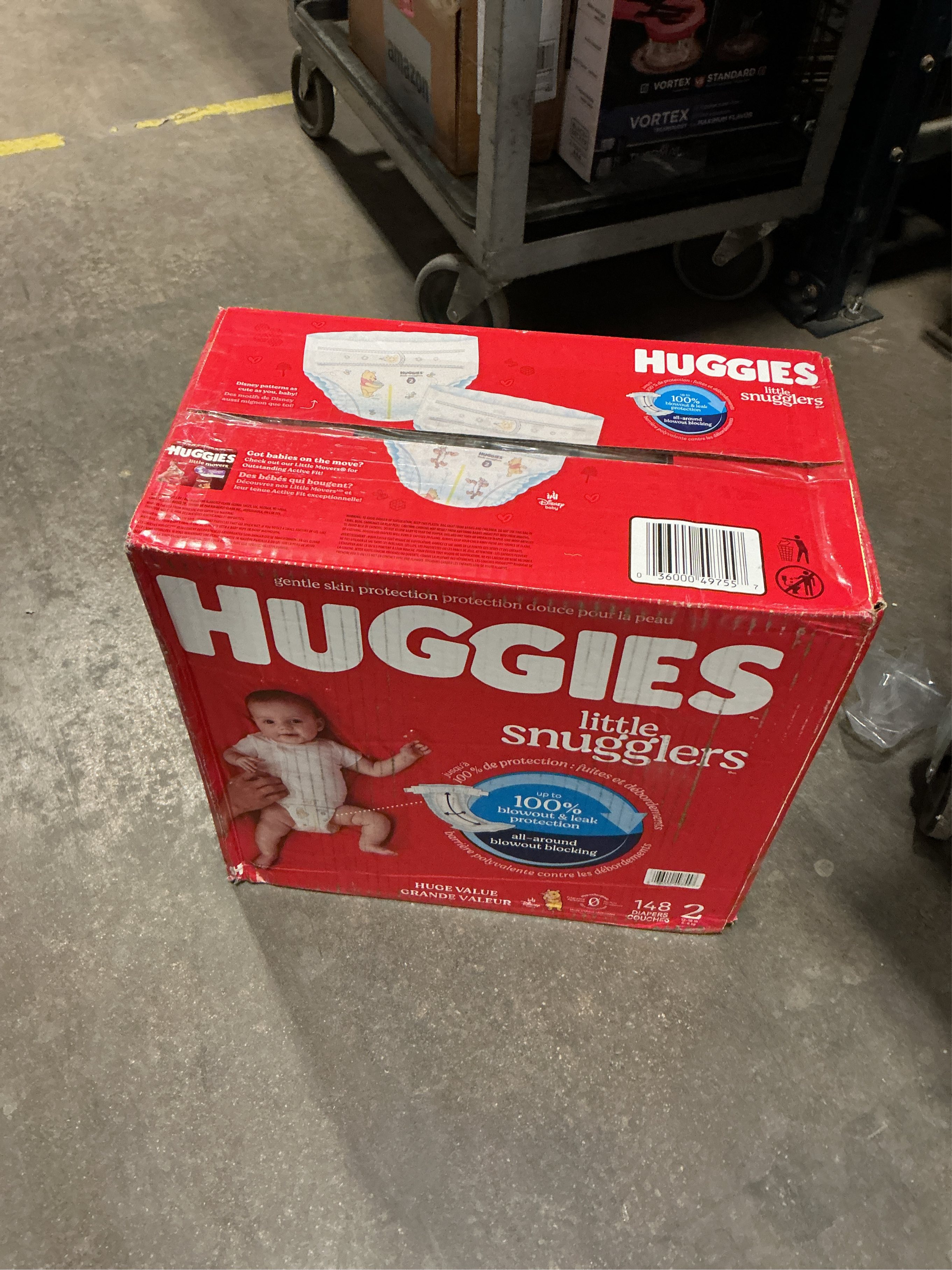 Huggies Little Snugglers Baby Diapers, Size 2, 148 Ct