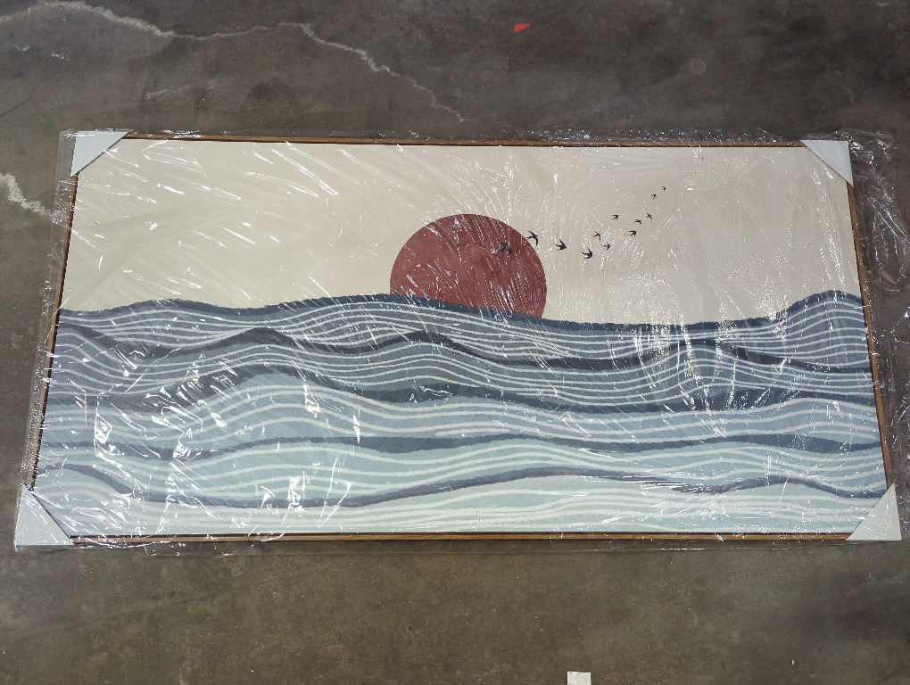 Large Picture Frame Ocean Sunset