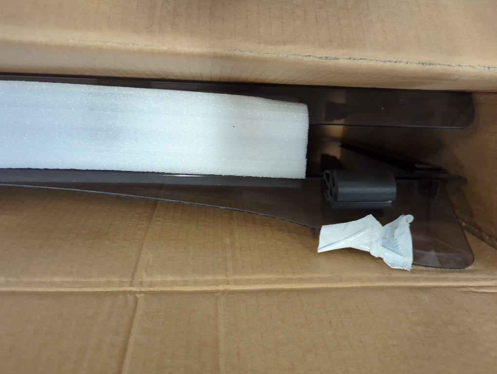 Golf Cart Foldable Windshield 3/16 (5MM) Thicken Only Fits Club Car Precedent 2004 , Tempo 2017 , Onward 2017 , 1×1 Struts Rail Front Folding Acrylic Windshield Replacement - Tinted