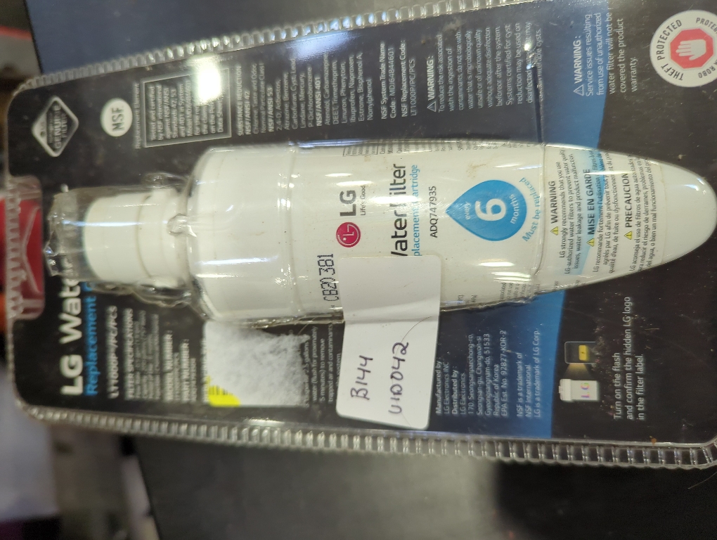 Water Filter for Select LG Refrigerators - White