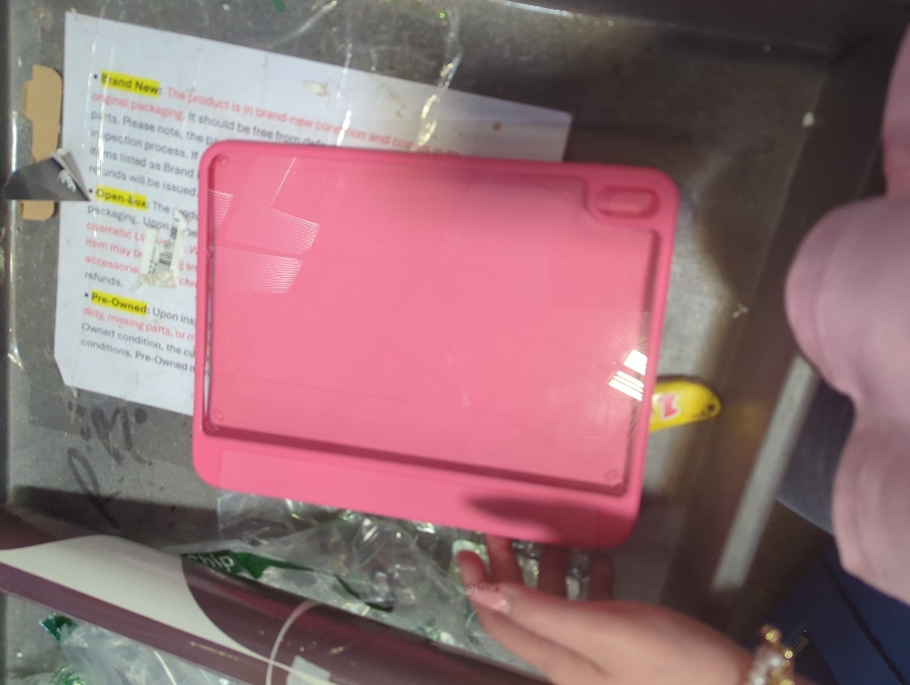 Wenlaty for iPad (A16) 11th Gen Case, iPad 10th Gen Case,Watermelon Pink