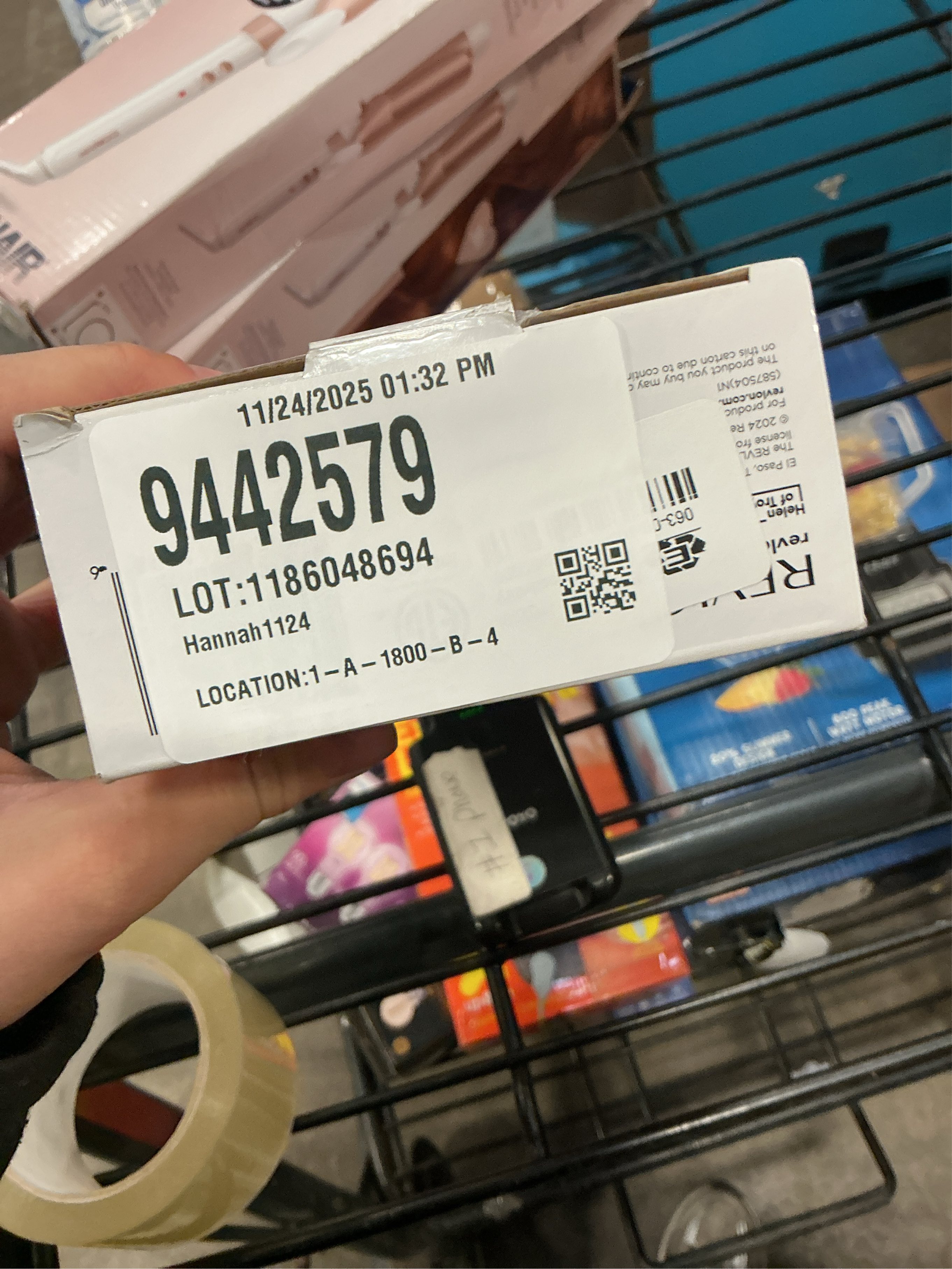 REVLON New and Improved SmoothStay Coconut Oil-Infused Heated Hair Styling Brush | 1” Barrel for Voluminous, Shiny Results (Black/Red)