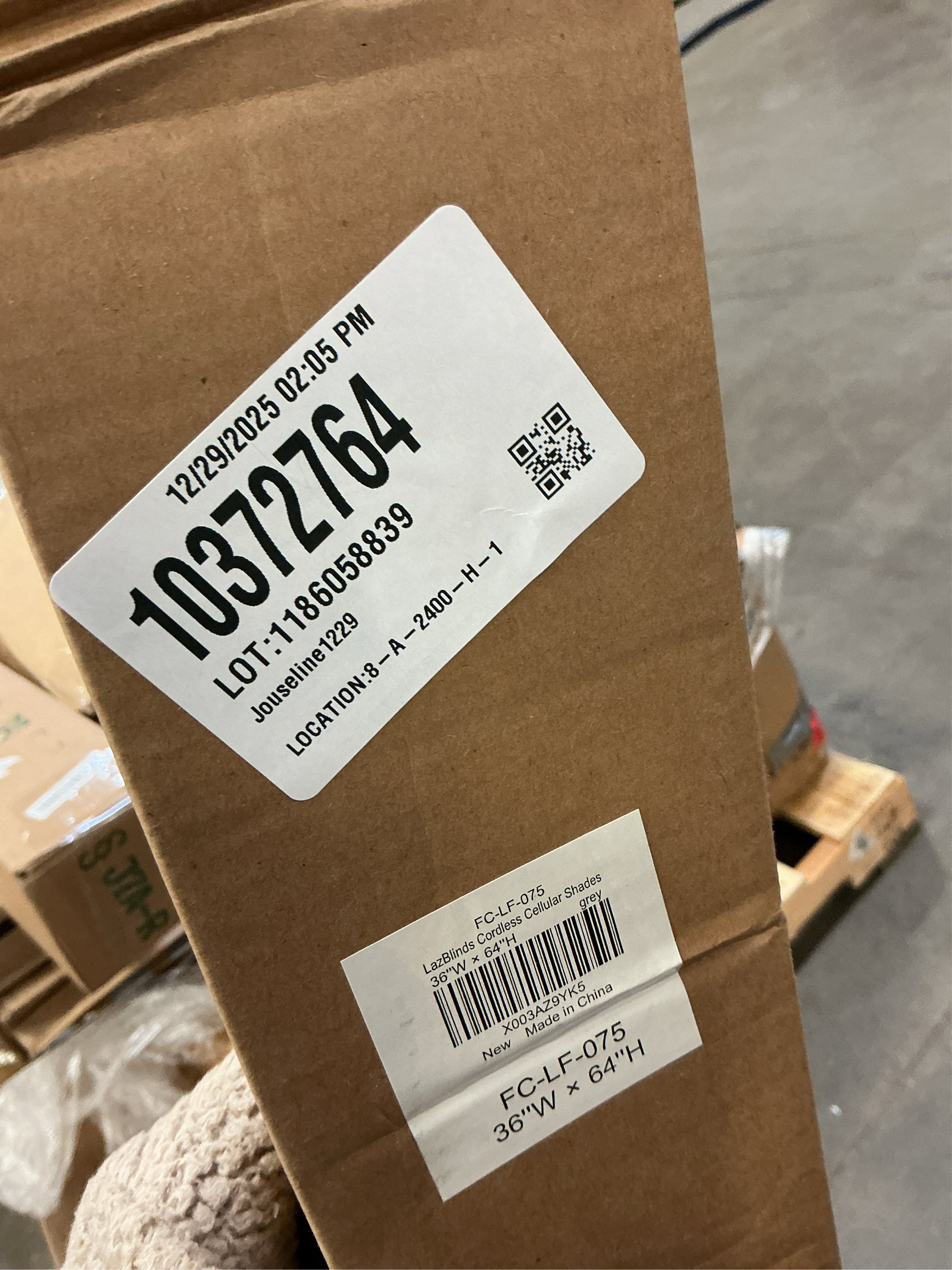 LazBlinds Cordless Cellular Shades, Light Filtering Honeycomb Shades for Home, Thermal Insulation Noise Reduction Blinds for Windows, 20'' W x 48'' H, Grey