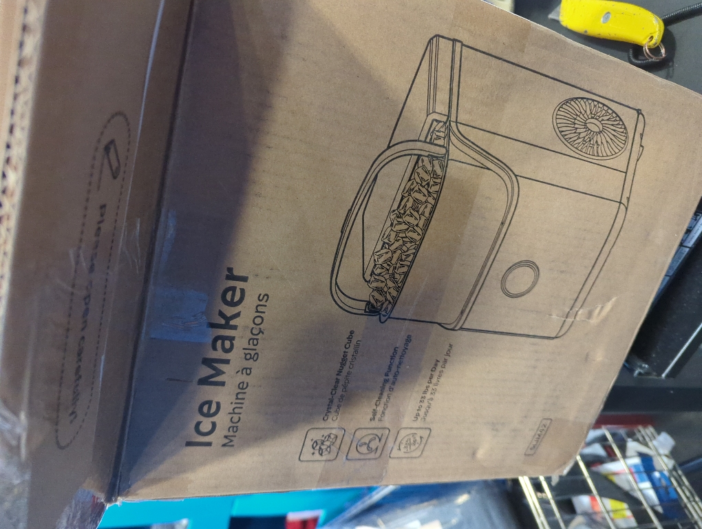 Silonn Nugget Ice Maker Countertop, Ice Basket with Handle, Quiet Operation & Self Cleaning Ice Machine, Chewable Ice, 33 lbs/24H, Portable Pellet Ice Maker with Scoop for Home, Kitchen and Office