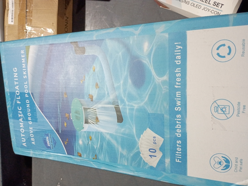 Above Ground Pool Skimmer,No Installation Required, no Adjustable Bracket Required,Comes with 10 Filter Socks, Special Note: The Pool Pump Flow Rate Must not Exceed 2100 GPH(Turquoise)