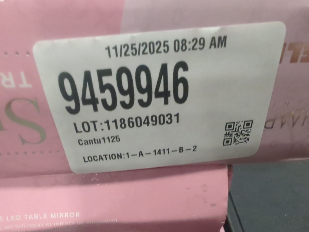 Impressions Vanity Supercute Hello Kitty Tabletop Desk Mirror with Lights and Touch Sensor Switch, Adjustable Tri Tone LED Lighted Makeup Mirror with Hidden Extendable Tray and Phone Holder