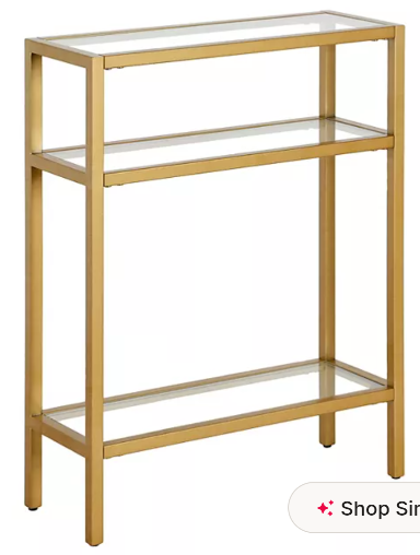 Finley & Sloane Sivil Rectangular Console Table Gold