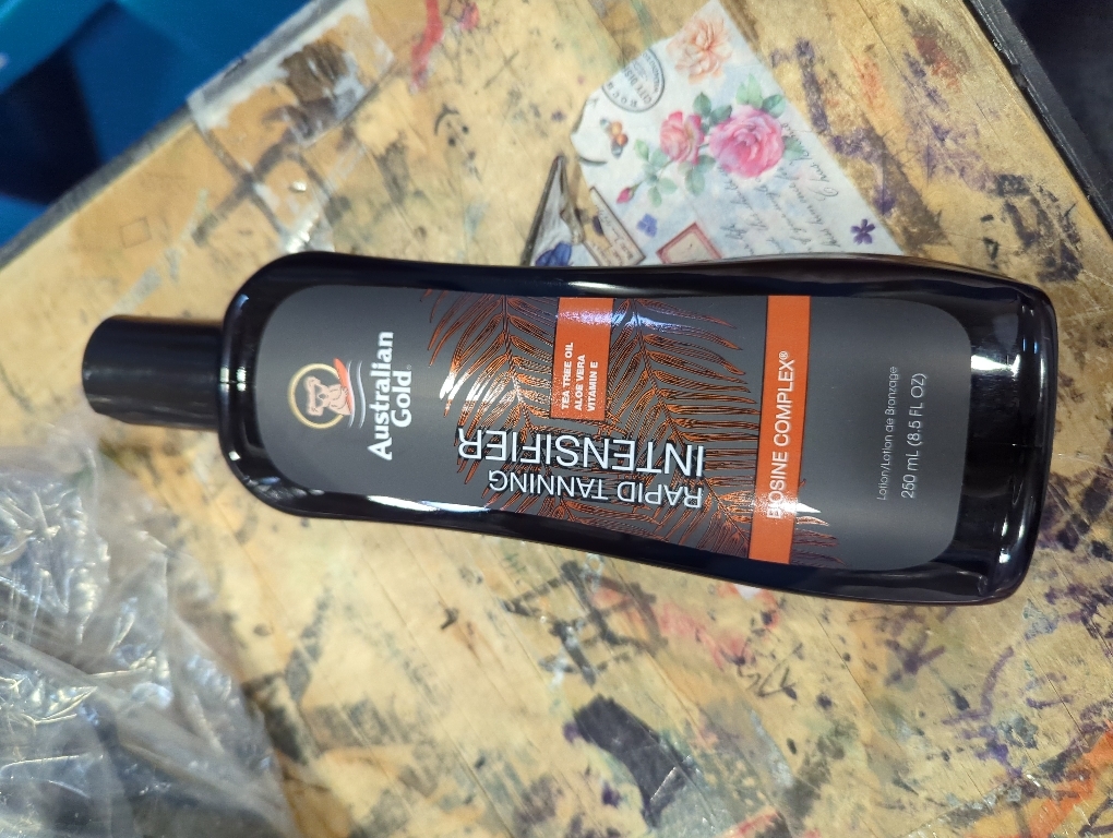 Australian Gold Rapid Tanning Intensifier Lotion, 8.5 Fl Oz | With Tea Tree Oil and Aloe Vera | Vitamin E