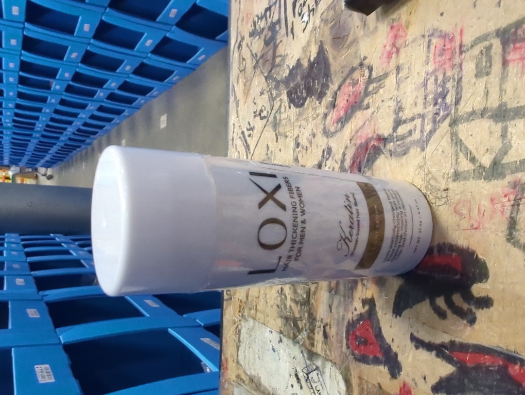 LOXI Hair Building Fibers (27.5g) | Fill In Fine, Thinning & Balding Hair for an Instantly Thicker & Fuller Look | Premium Keratin Formula | 5 Shades for Men & Women (Medium Brown).