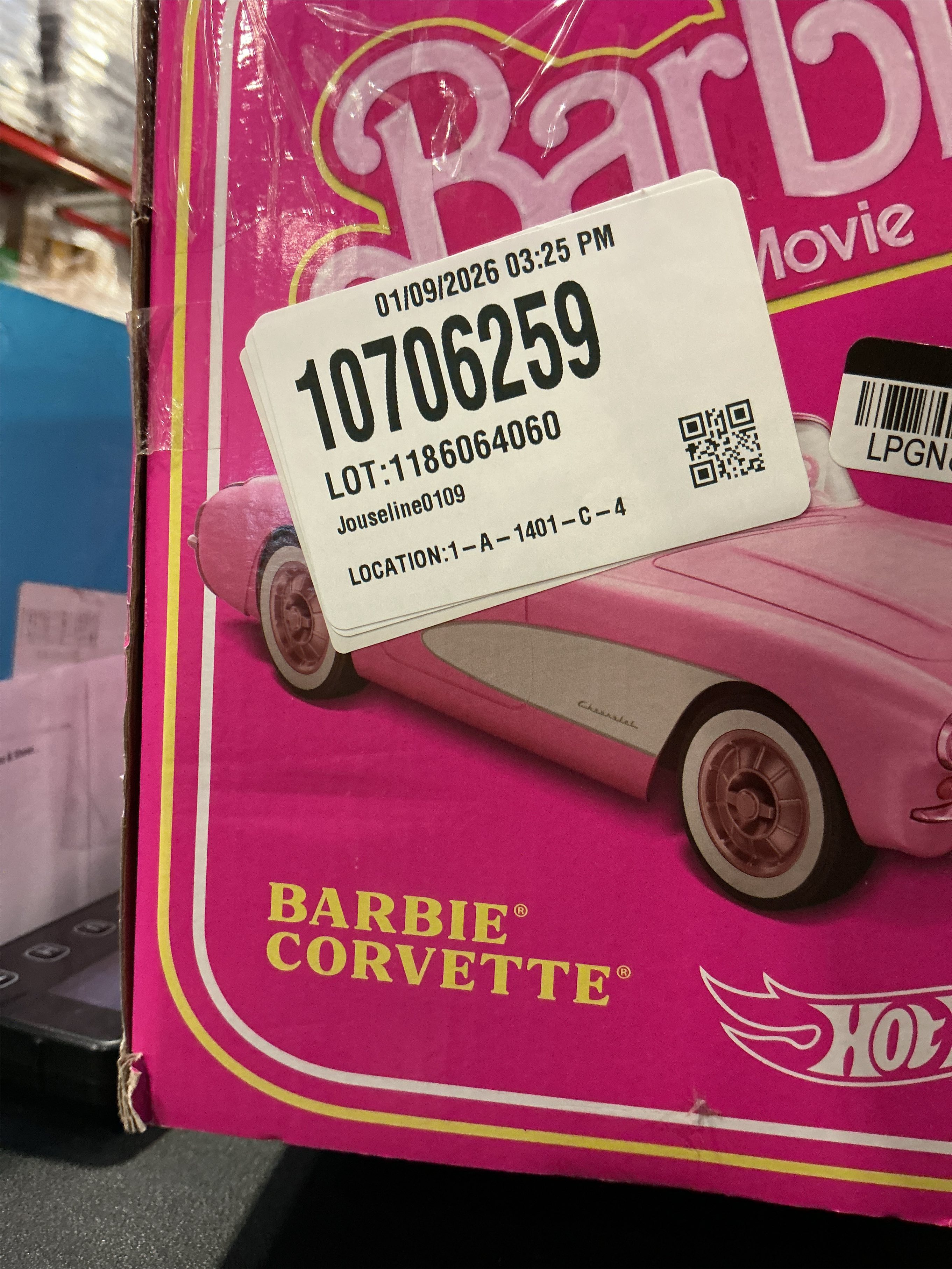 Barbie - The Movie Corvette Remote Control Vehicle