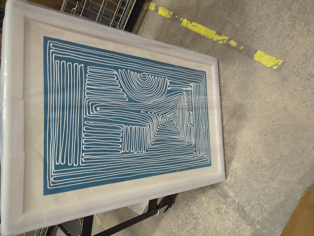 NANKAI Art Hand-Painted Blue Textured Abstract Oil Painting Modern and Minimalist Decorative Art Piece Suitable for Wall Decoration in a Family Office or Corridor 36x24 inches