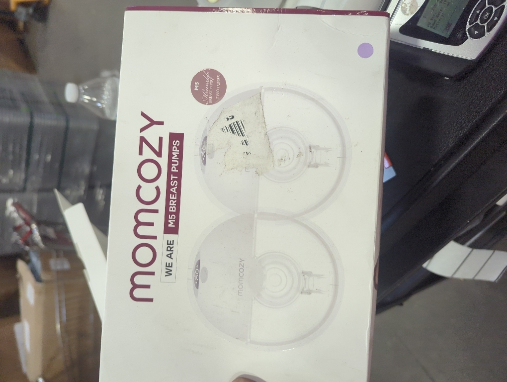 Momcozy M5 Smart APP Controlled Wearable Breast Pump, 2-Pack Quill Gray