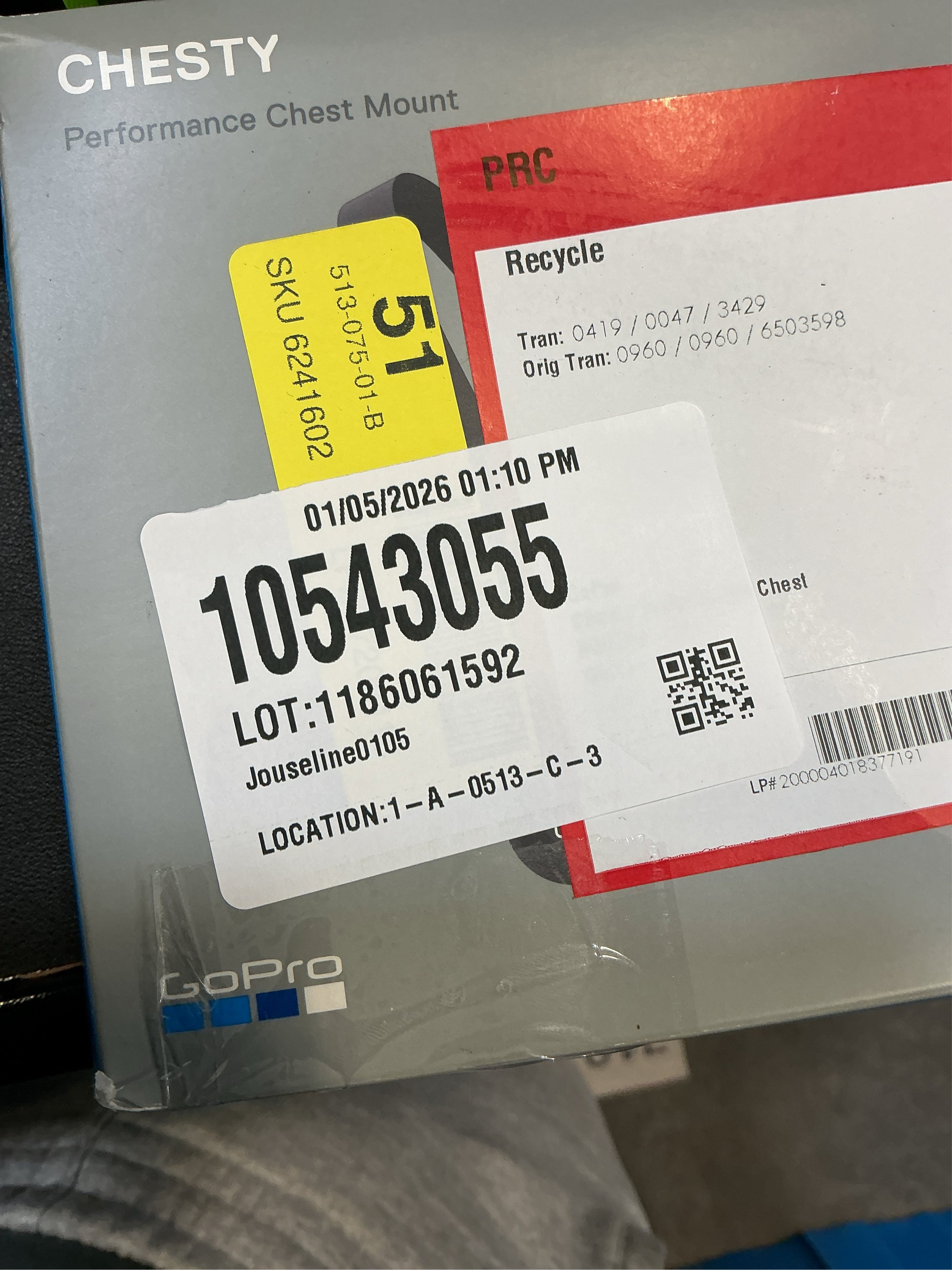 GoPro Chesty Performance Chest Mount