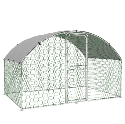 Walk-In Metal Chicken Coop