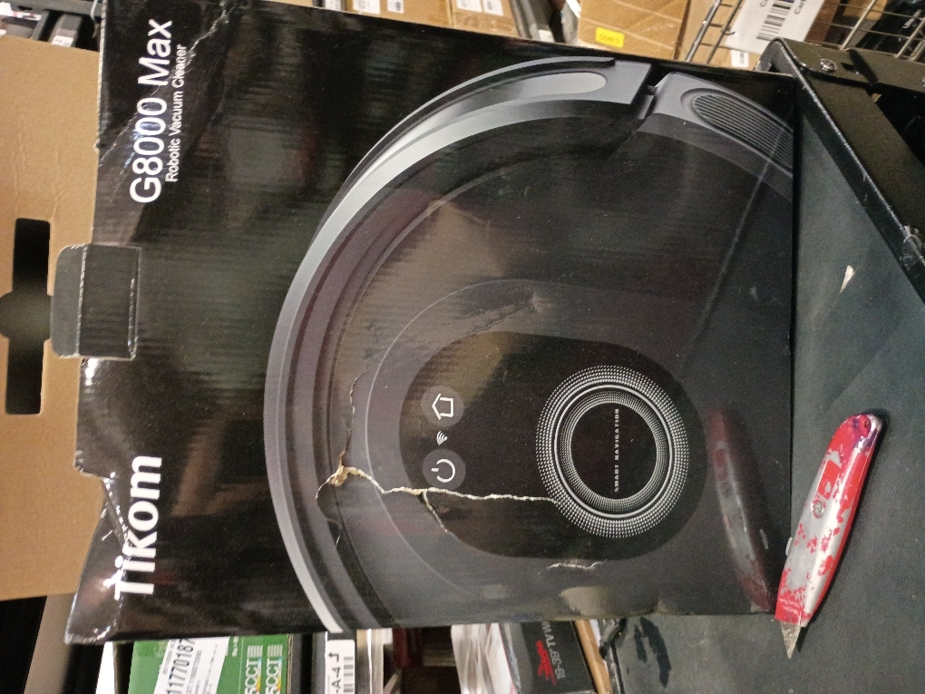 Tikom Robot Vacuum and Mop Combo, 5000Pa Robotic Vacuum Cleaner, 150 Min Max, App & Remote Control, Ideal for Hard Floor, Carpet, Pet Hair, Self-Charge(G8000 Max)