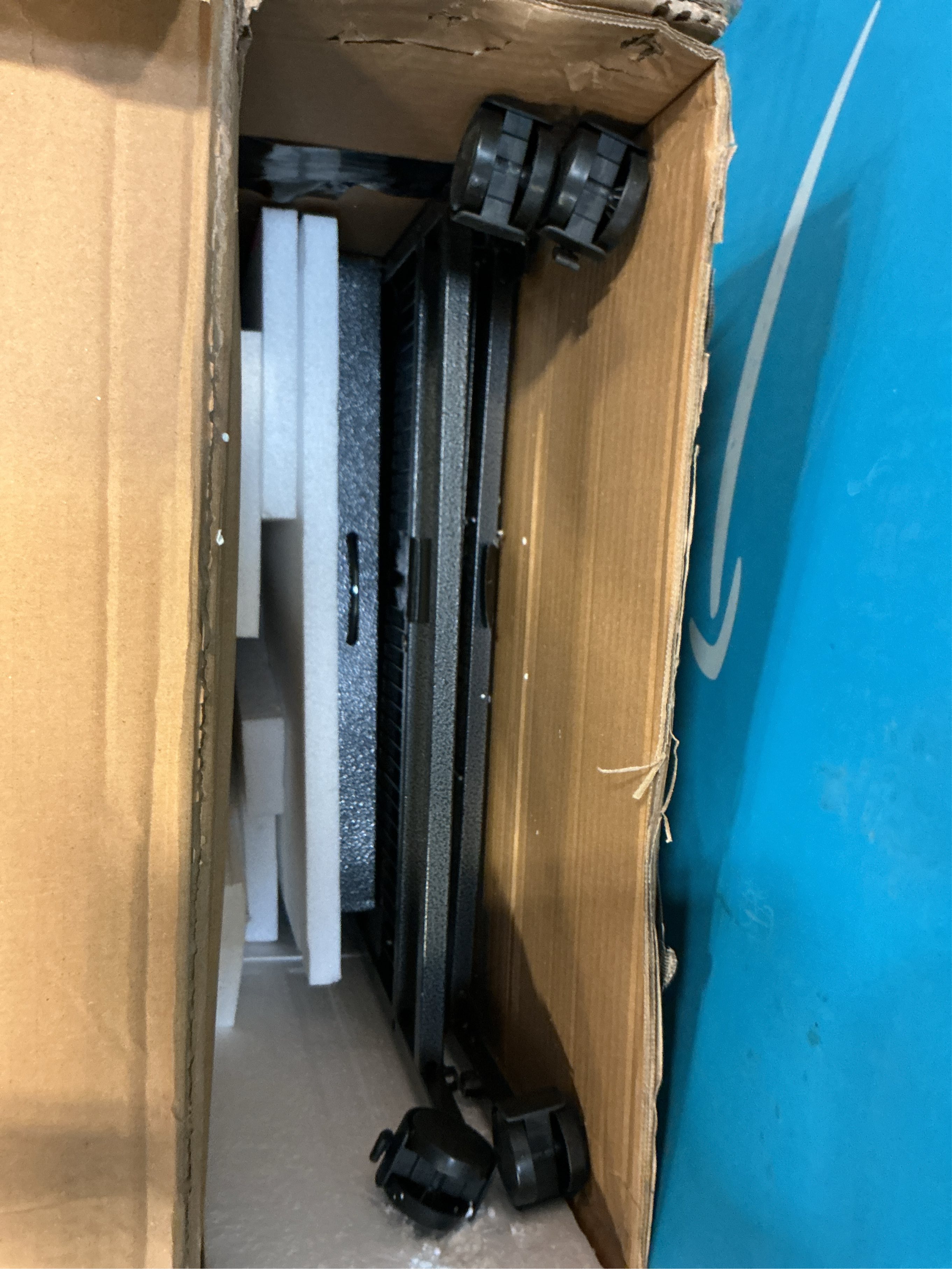 POARMEEY Premium Tattoo Salon Tray Adjustable Double Tier Tattoo Workstation with Wheels for Studio