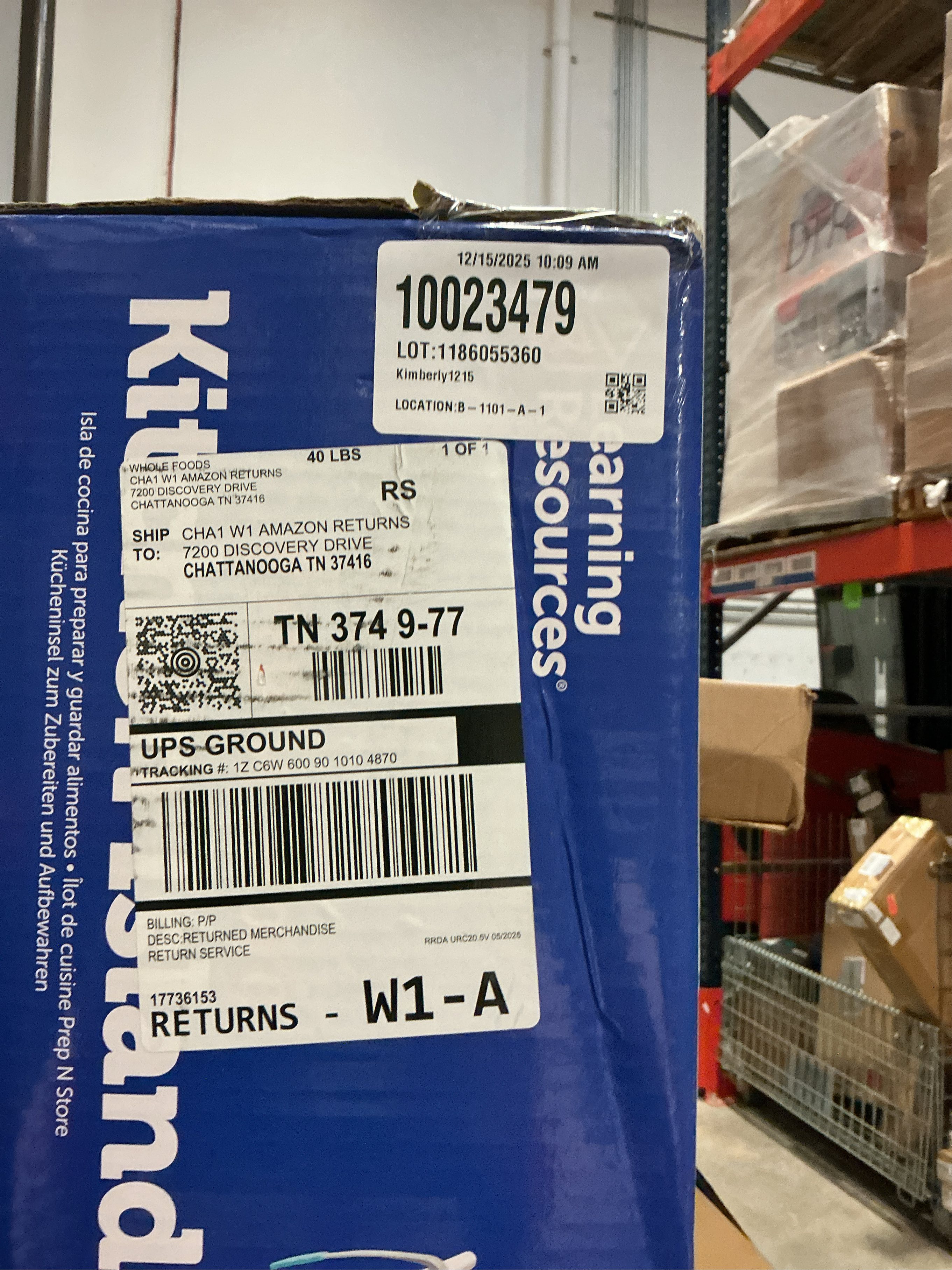 Learning Resources New Sprouts Prep 'n' Store Kitchen Island - Ages 2 , Play Food for Kids, Grocery Store Toys for Toddlers,11 Pieces