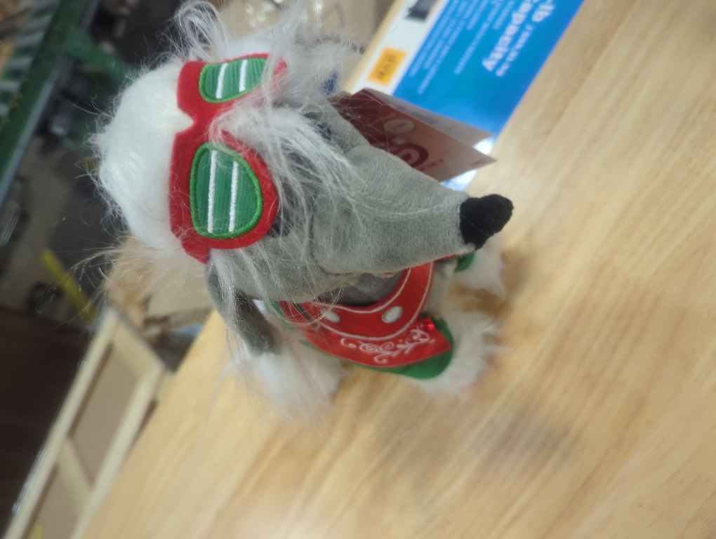 Gemmy Animated Dapper Chinese Crested Dog Rocking Around The Christmas Tree