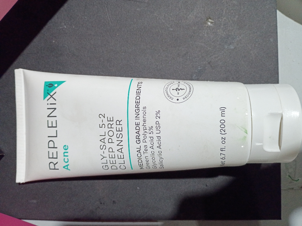 Replenix Gly/Sal 5-2 Facial Cleanser, Face Wash for Acne Prone Skin, 6.7 Oz