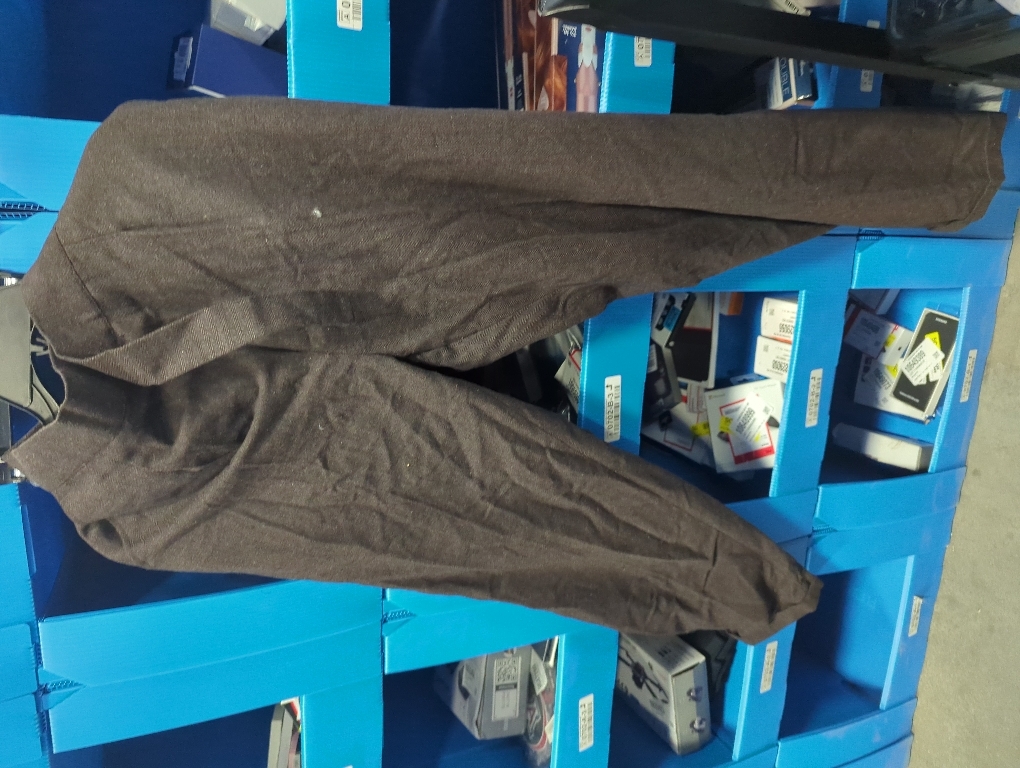 Size 32 Men Trousers Vintage Tweed Blend Pants Herringbone Slim Fit Pleat-Front Pant