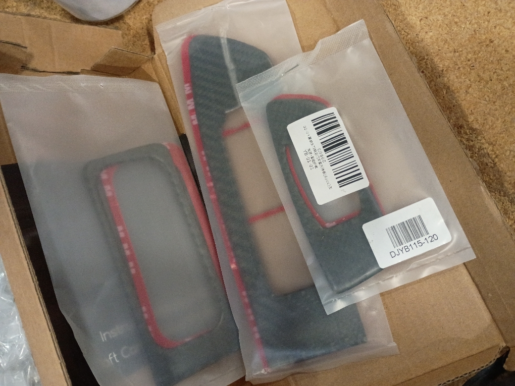 Carbon fiber soft door handle cover