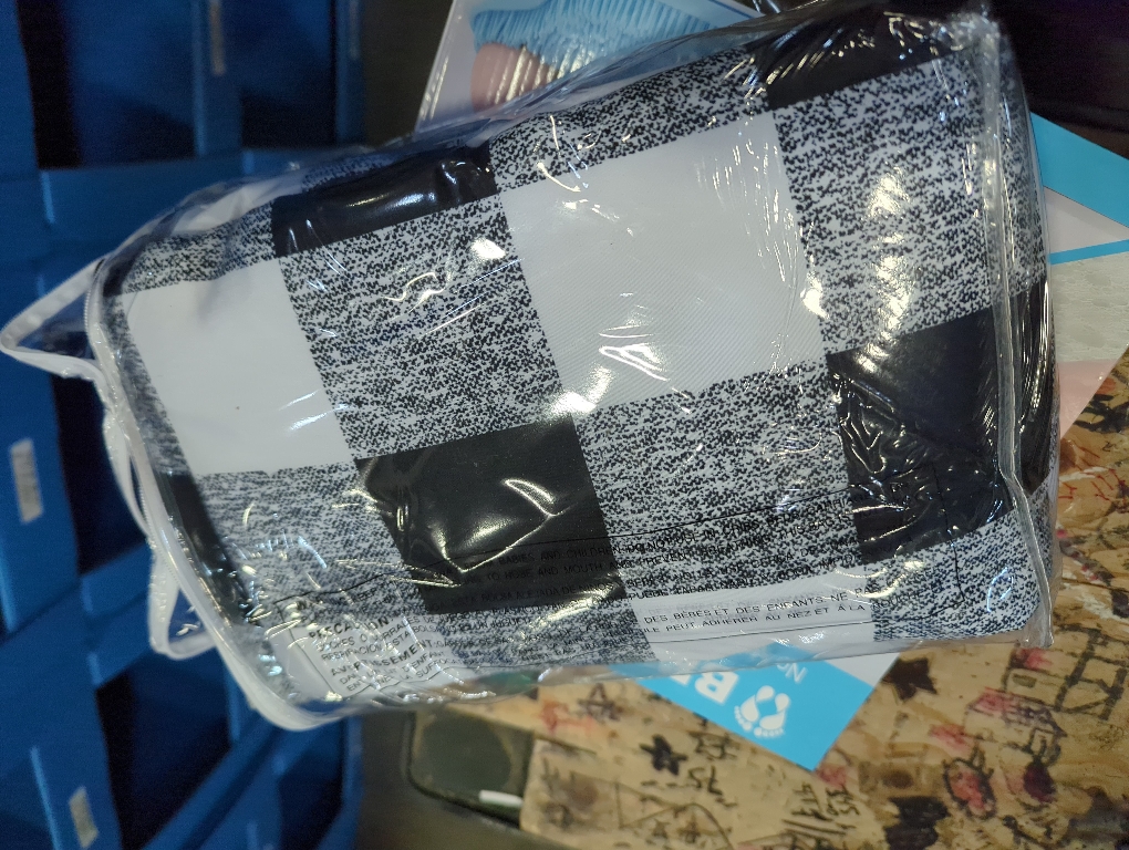 DriftAway Buffalo Plaid Check Curtains Black and White Buffalo Checkered Blackout Curtains for Farmhouse Bedroom Living Room Darkening Thermal Country Window Treatment Curtains 2 Panels 96 Inch Long