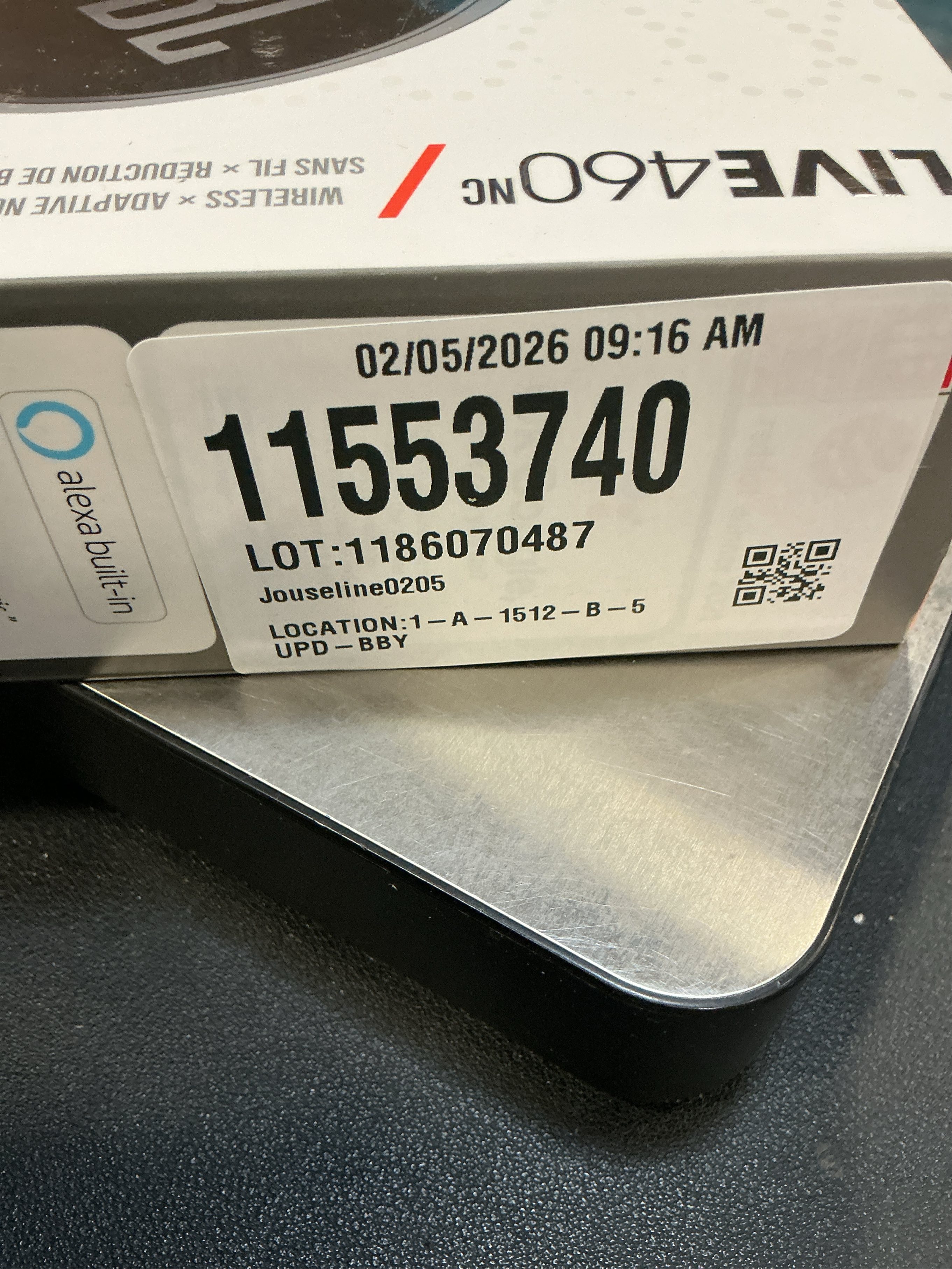 JBL Live 460NC Wireless On-Ear Noise Canceling Headphones