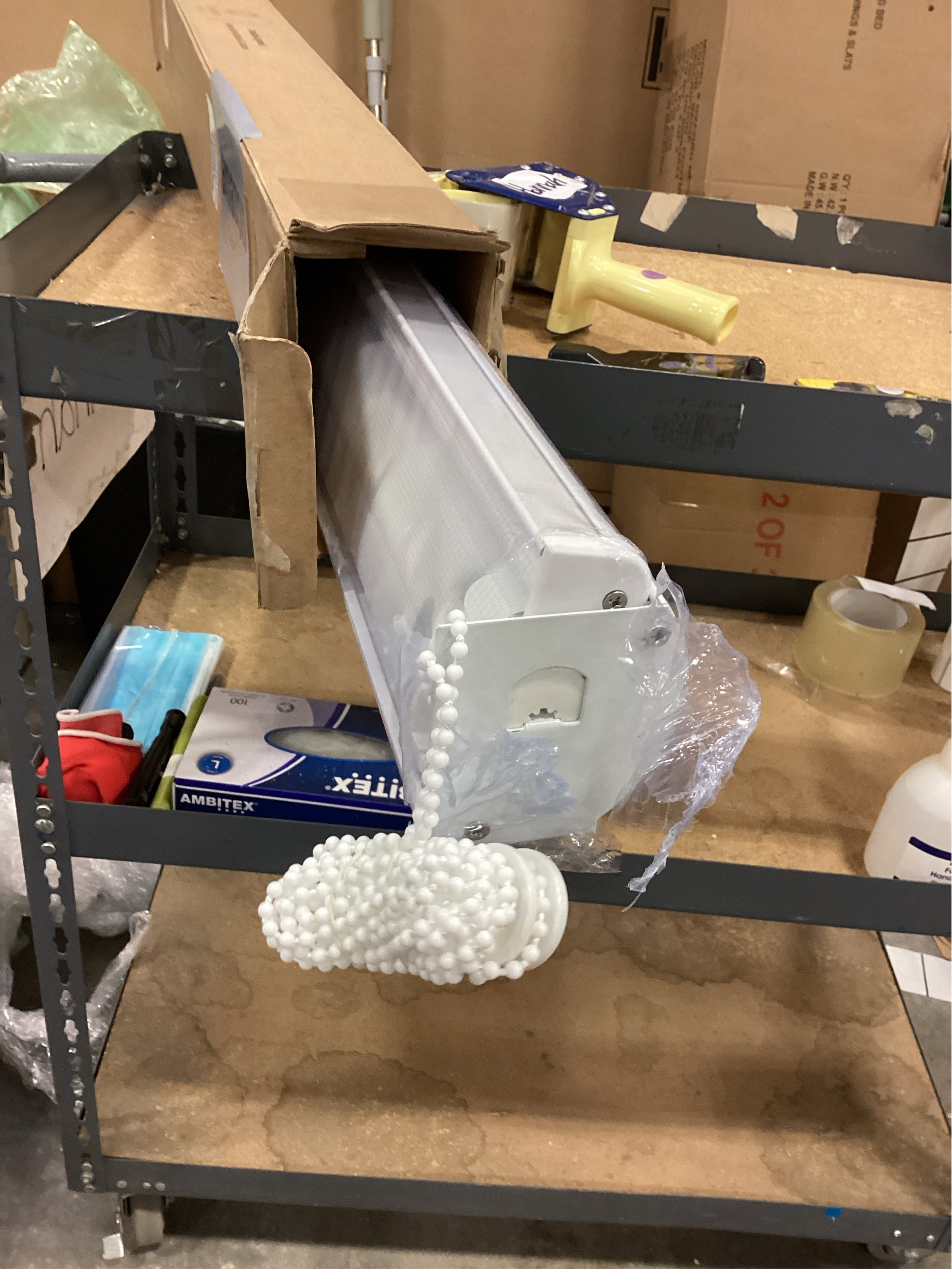 Blinds for Windows Dual Layer Zebra Roller Shades Light Filtering Sheer Window Privacy Light Control for Day and Night(W41 x H72(Inch), White)