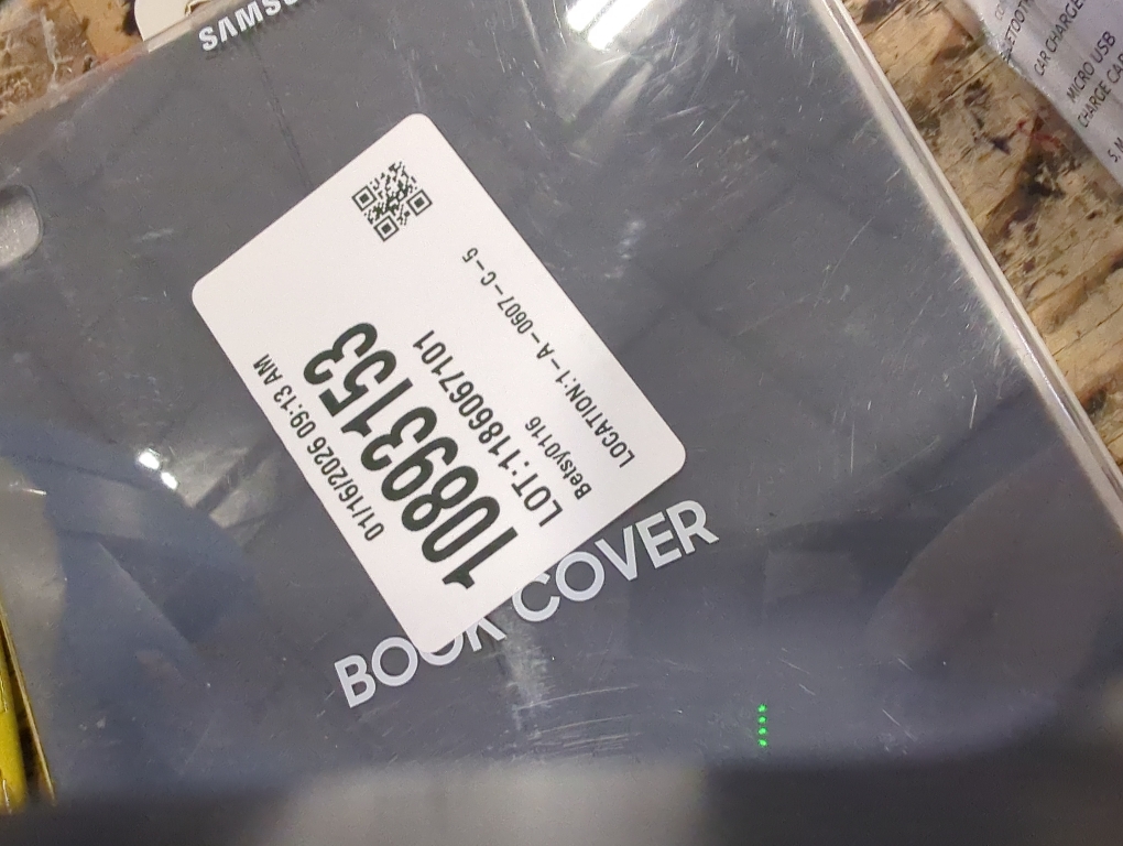 Samsung Electronics Tab A7 Bookcover of Grey (EF-BT500PJEGUJ)