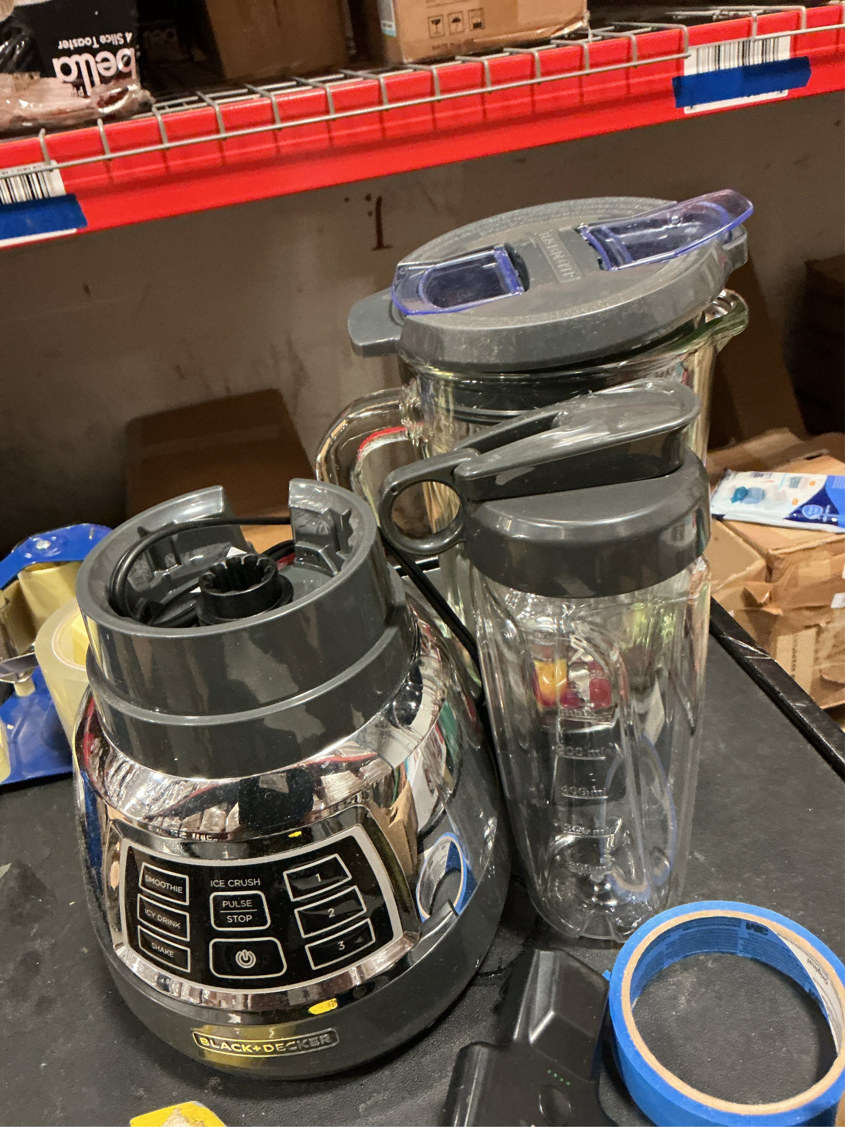 Power Crush, 40 oz, 3 speed, Black Blender, Vortex technology, 3 functions