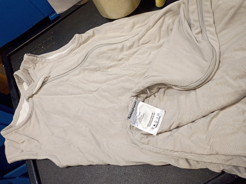 BubblePanda Rayon Made from Bamboo Sleep Sack 6-12 Months 1.0 Tog Soft Toddler Sleeping Sack for Babies 2-Way Zipper Baby Wearable Blanket