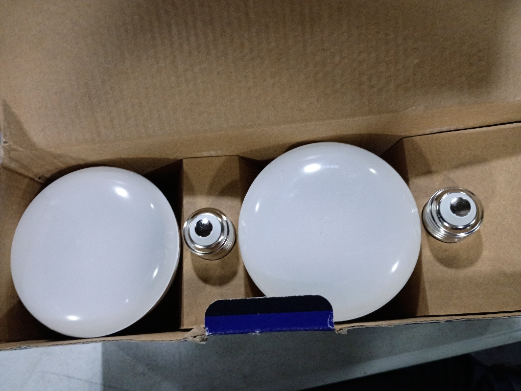 GE 4pk 65W BR30 LED Indoor Floodlight Bulb Soft White: Dimmable Recessed Lightbulbs, Energy Star Certified, 2700K