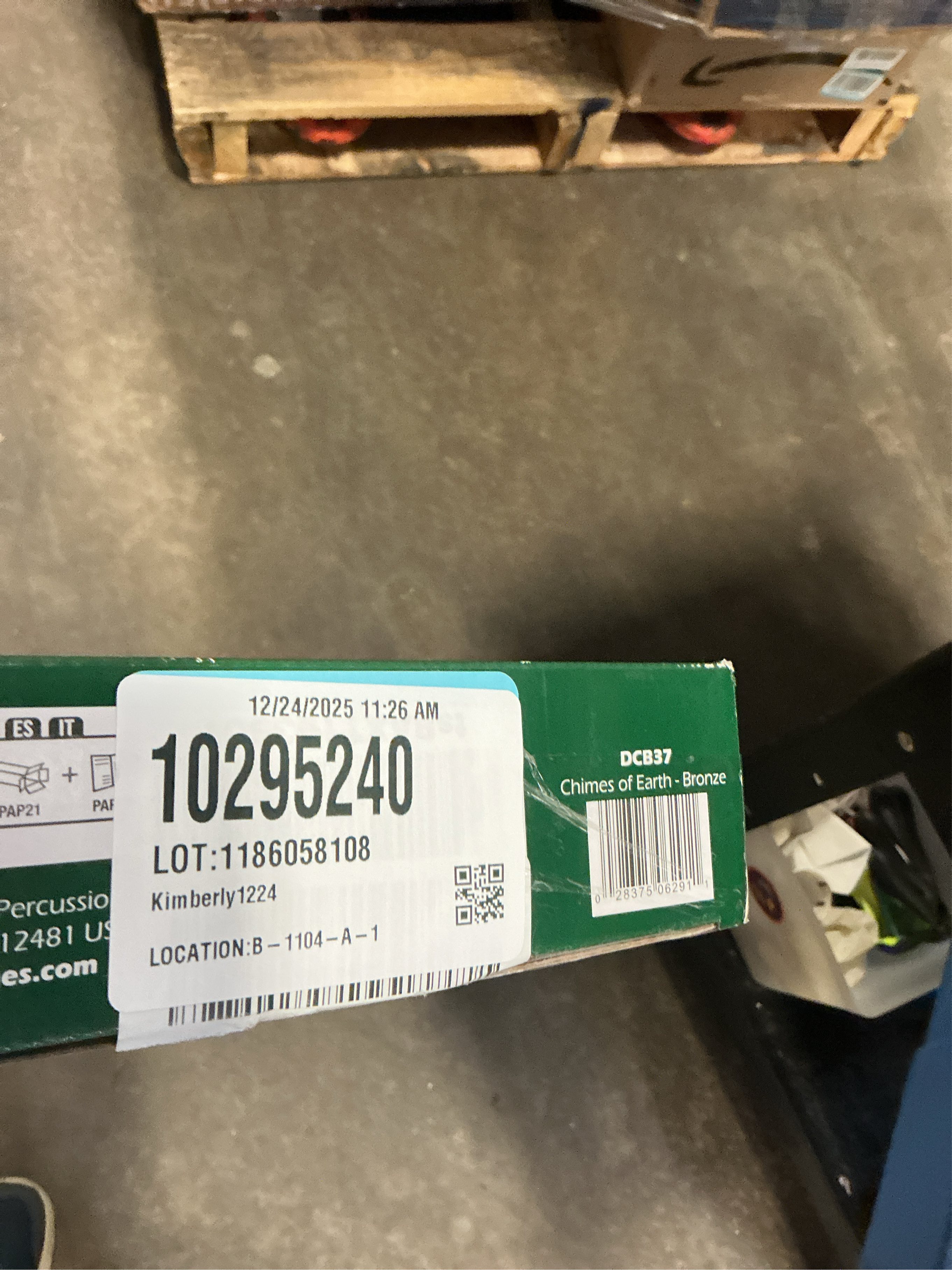 Woodstock Chimes Encore Collection Bronze Aluminum/Wood 37 in. Earth Wind Chime